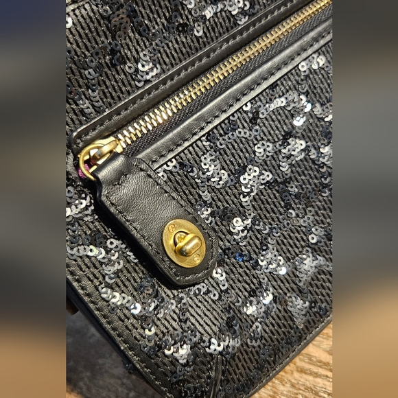 Coach Signature Sequin Crossbody - Picture 6 of 13